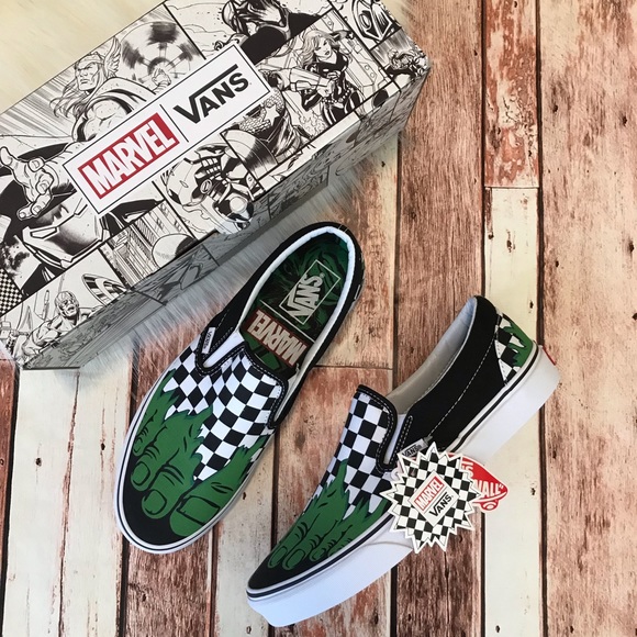 hulk slip ons